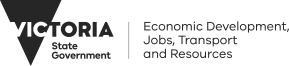 Victorian Department of Economic Development Jobs, Transport and Resources logo