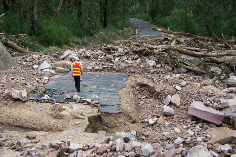 Measuring the economic, environmental and social impacts of landslides and floods in the Grampians region