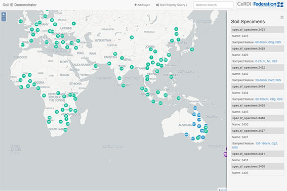Soil Interoperability Experiment Demonstrator screenshot