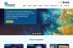 ACCESS-NRI website home page