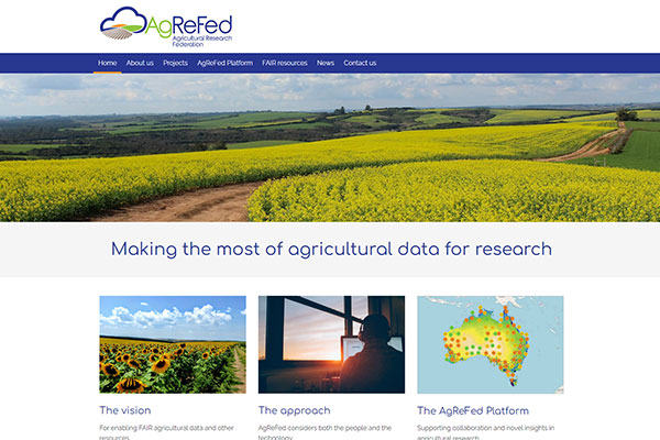 Agricultural Research Federation (AgReFed) website