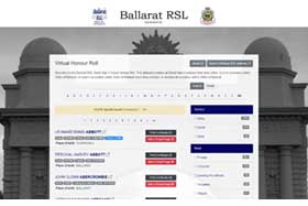 Ballarat RSL - Virtual Honour Roll