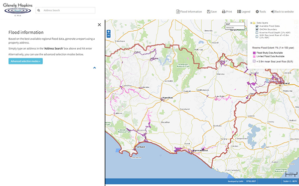 Glenelg Hopkins Catchment Management Authority Flood Portal