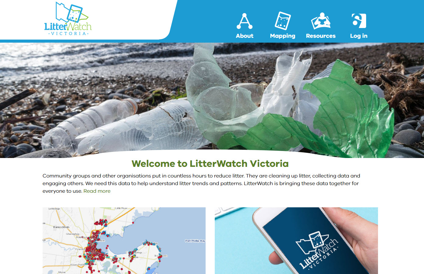 LitterWatch website