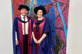Graduations: Patrick Bonney and Alison Ollerenshaw