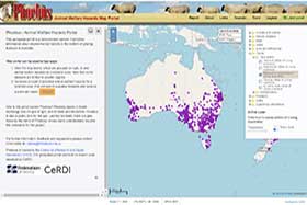 Livestock hazard map