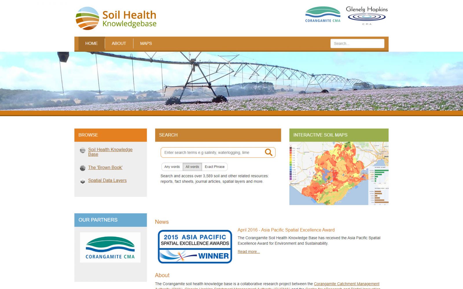 Soil Health Knowledge Base - website
