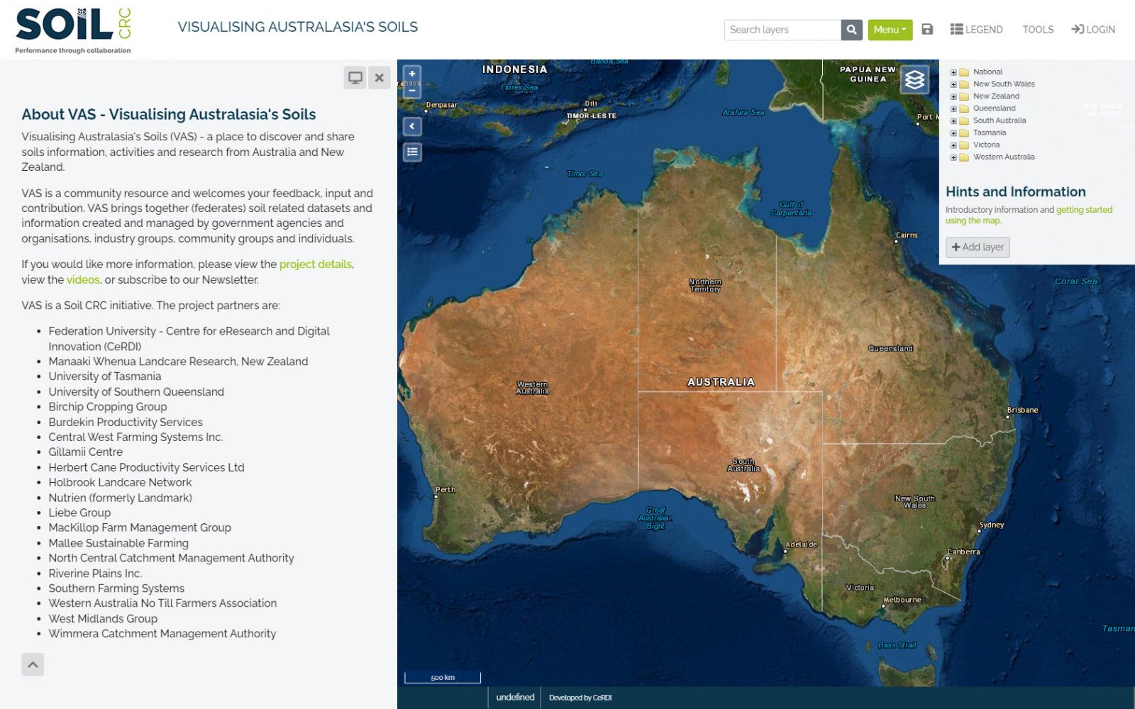 Visualising Australasia's Soils