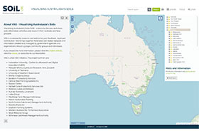 Visualising Australasia’s Soils web portal