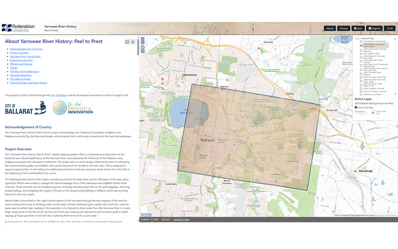 Yarrowee River History: From Peel to Prest