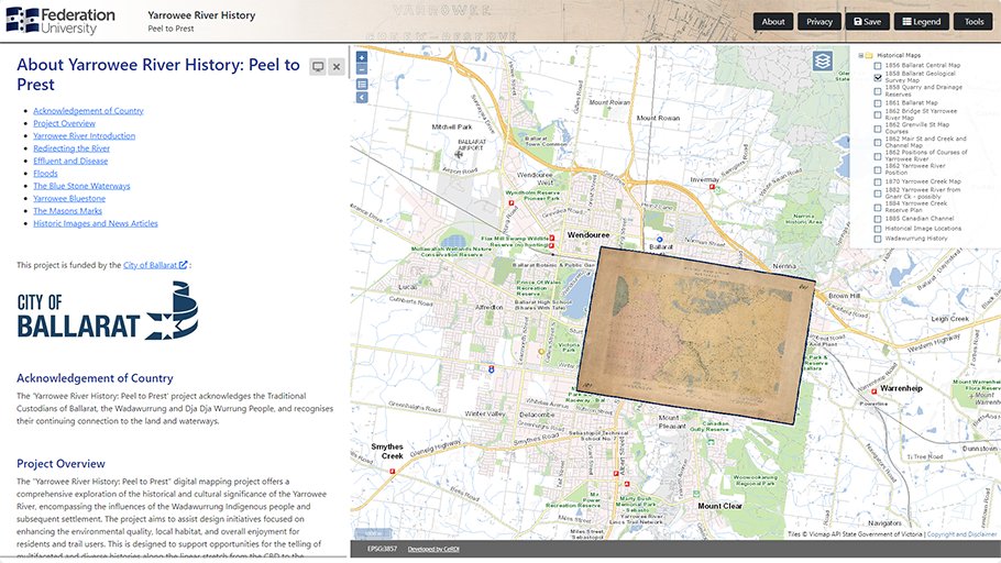 Yarrowee River History: From Peel to Prest web portal