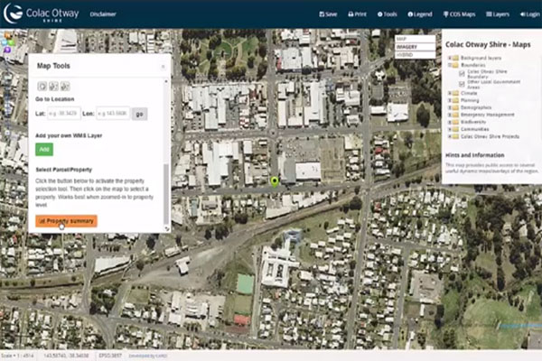 Other tools & functions - Colac Otway Shire Web GIS