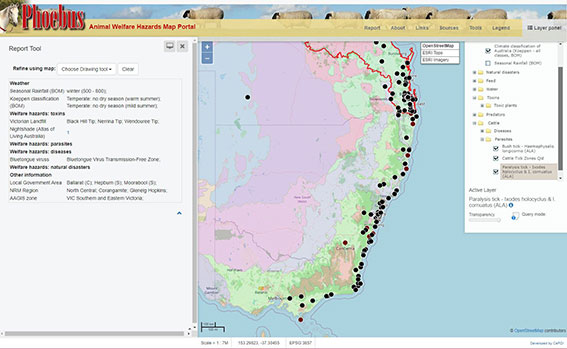 The Pheobus Animal Welfare Hazards portal