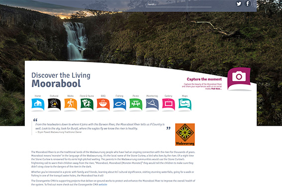 Discover the living Moorabool website