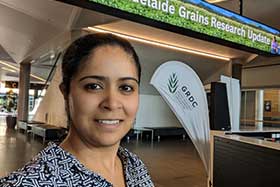 CeRDI’s Dr Aakansha Chadha at Adelaide GRDC Update