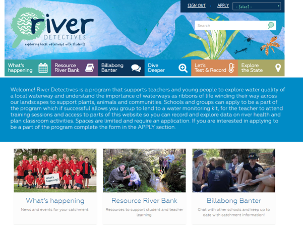 River detectives website