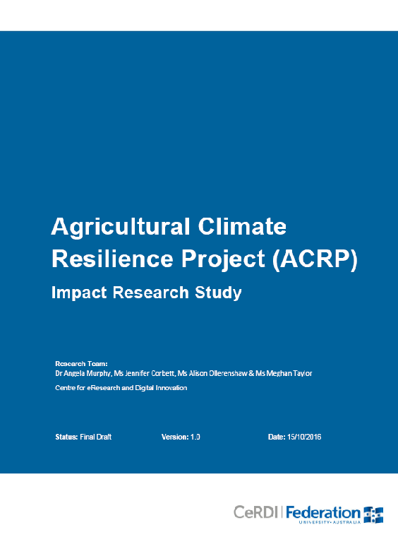 Agriculture Climate Resilience Project