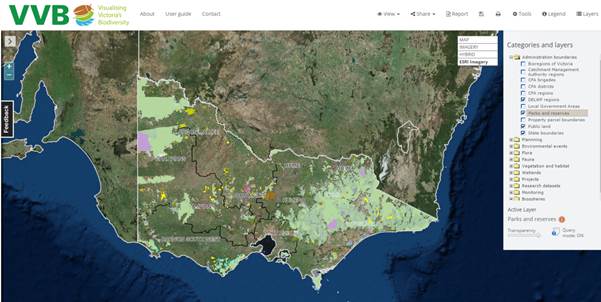 Visualising Victoria's Biodiversity