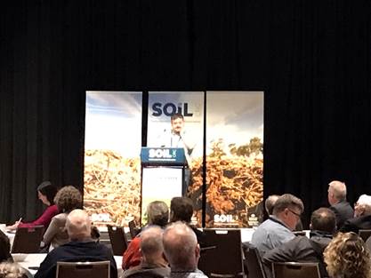 Andrew MacLeod provides an update on VAS at the Soil CRC Conference
