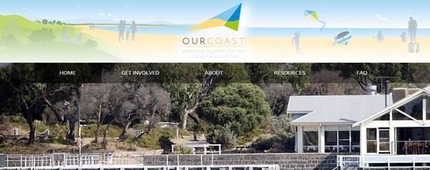 Our Coast website Screen Grab