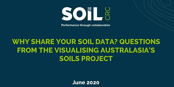 Why share your soil data - Webinar