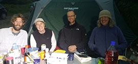 Latham's Snipe team visit at Benten Lake Study Site 