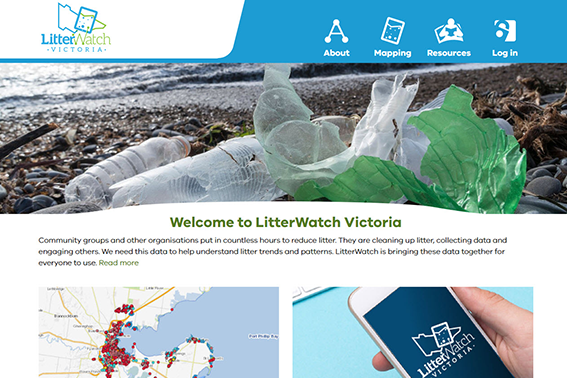 LitterWatch Victoria website
