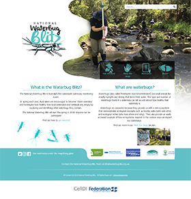 National Waterbug Blitz website