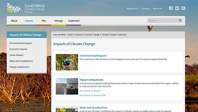 South West Climate Change Portal