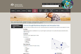 Victorian drought resilience adoption and innovation hub