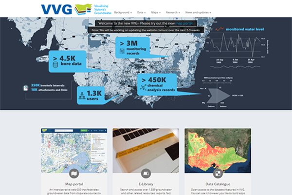 Visualising Victoria’s Groundwater website