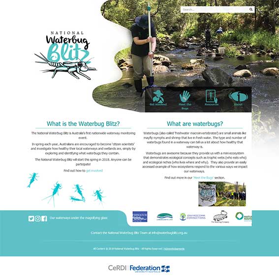 National Waterbug Blitz website